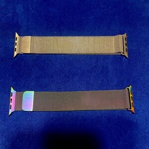 Stainless Steel Mesh Watch Band Apple band never used my watch is a 45mm